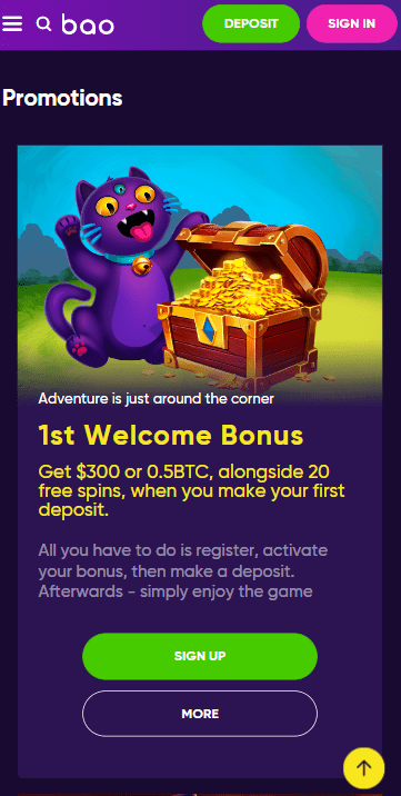 BaoCasino mobile app